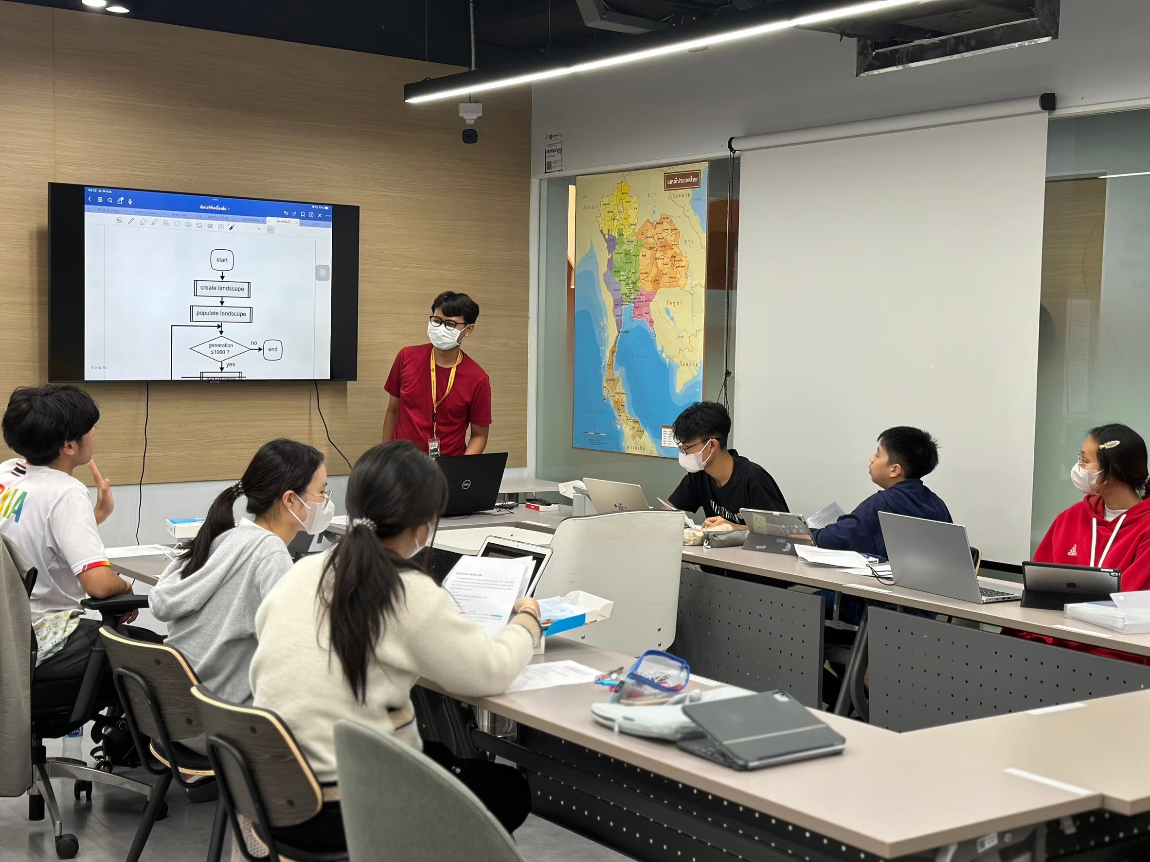 กิจกรรมการเขียนคำสั่งควบคุมบอร์ด M-loT Code